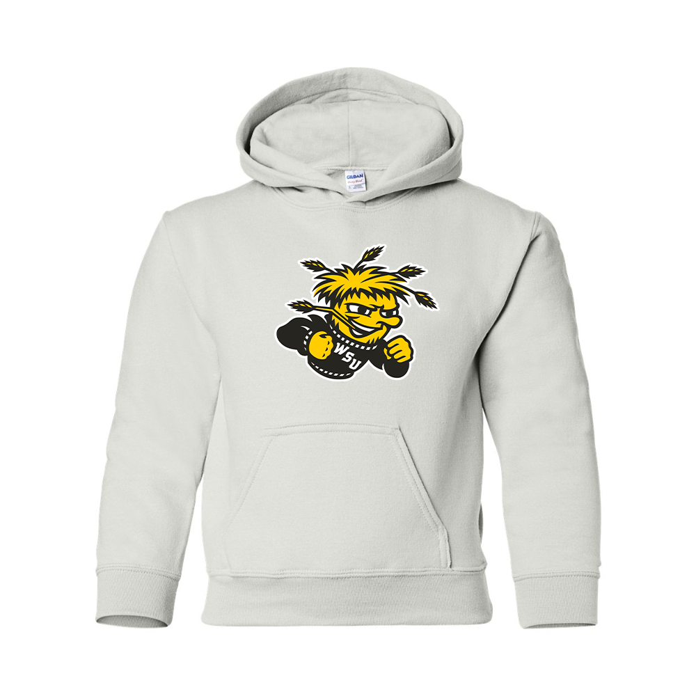 Youth Wichita State Shockers  Gildan Heavy Blend  Hooded Sweatshirt